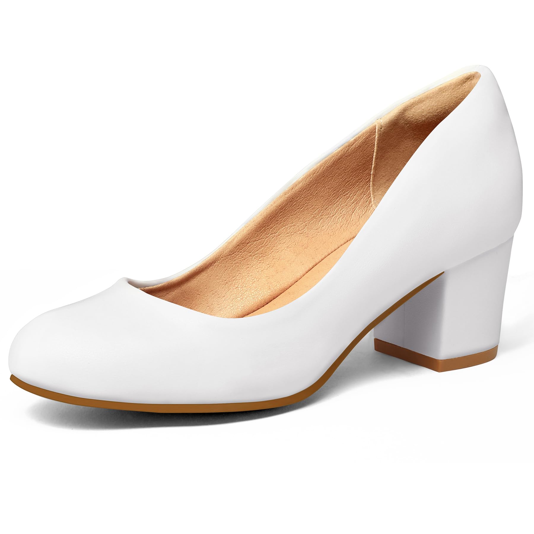 WHITE PUMPS